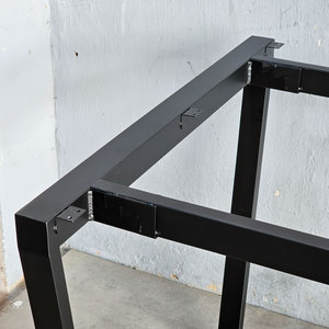 Pieds de table en acier au design industriel Trapez Concept 1400x800mm, robustes, pour table basse et table à manger, assemblage requis (HCTC006) - Product Image 5