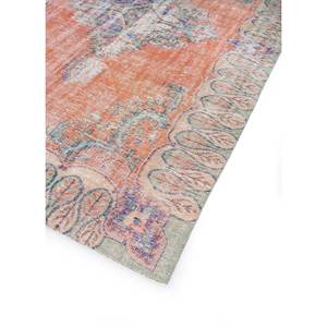 Alfombra de Lana Anudada a Mano de Gran Tamaño, Diseño de Medallón Rojo y Naranja, para Sala de Estar, Pasillo Rectangular, Modelo Pae-2867 - Product Image 2