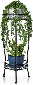 Decorative Metal 2-Layer Flower <b>Pot</b> <b>Stand</b> Living Room Balcony Indoor and Outdoor Garden in Bulk Price - Product Image 6