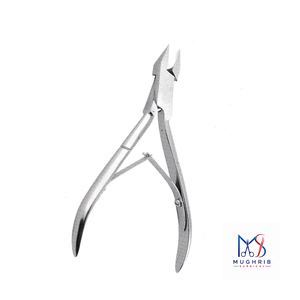 Cortauñas para Uñas Encarnadas, Estilo Mini, Doble Resorte, Acabado Parcial con Chorro de Arena y Parcial Espejo, Acero Inoxidable, 10.50 cm - Product Image 2