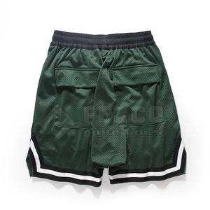 Pantalones cortos de malla informales para hombre de nuevo estilo 2025, cintura elástica y de secado rápido para uso en exteriores - Product Image 2