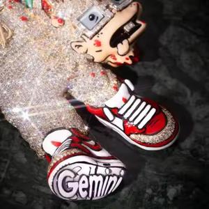 Pendentif en moissanite glacée VVS pour homme avec chaîne personnalisée qui brille dans le noir, charme hip-hop raffiné pour lui, bijoux certifiés, cadeau - Product Image 4