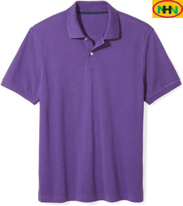 เสื้อโปโลแขนสั้นแบบเรียบง่ายสำหรับขายส่ง OEM คุณภาพสูง ปักโลโก้ตามสั่ง เสื้อโปโลผู้ชาย ผ้าฝ้าย 100% - Product Image 6
