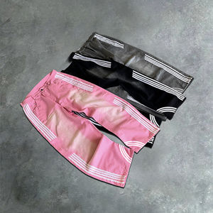 Pantalones deportivos con lavado ácido para hombre, ropa de calle con logotipo personalizado, pantalones de chándal de algodón de pierna ancha holgados de gran tamaño con diseño de tubería personalizada - Product Image 3