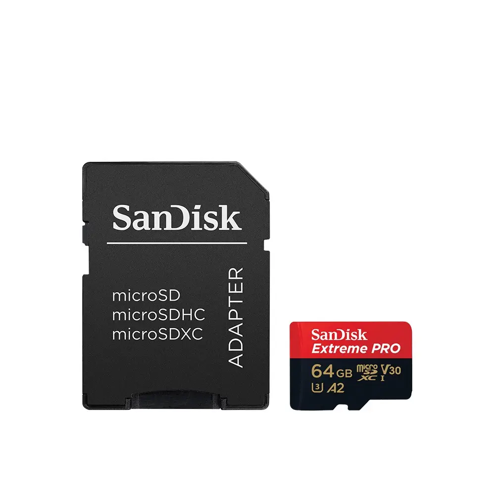 100% Оригинальный двойной флеш-накопитель SanDisk Extreme Pro 200 МБ/с. sdsqxcu 64GB карта Micro SD слот для карт памяти с адаптером SD