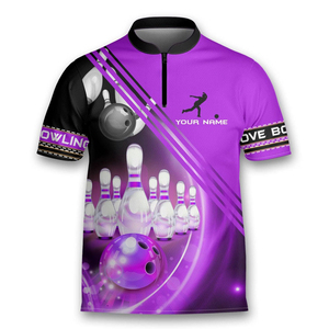 Vente en gros de chemises de bowling personnalisées pour hommes, maillot à séchage rapide avec sublimation au col polo OEM pour le logo du club d'équipe et du lanceur melon - Product Image 3