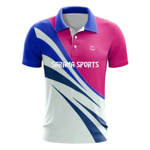 Camiseta Deportiva de Cricket para Hombre, Tejido Sólido con Logotipo Sublimado, Nuevo Diseño, Venta al Por Mayor, Personalizable - Product Image 4