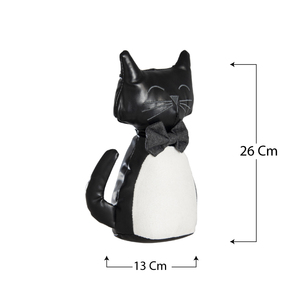 1.2kg tessuto/cuoio gatto tappo per porte e finestre nero/gatto grigio - Product Image 2
