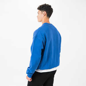 Sudadera de Cuello Redondo para Hombre, Personalizada, de Felpa Suave, Corte Holgado, Estilo Casual Urbano, con Logotipo, Diseñada para Venta al Por Mayor - Product Image 3