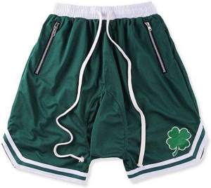 Pantalones Cortos Deportivos de Malla para Hombre, Personalizados al por Mayor, 100% Poliéster, Secado Rápido, Casuales, Cintura Media, Holgados, para Baloncesto, Running y Gimnasio - Product Image 1