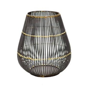 Premium Quality 2025 <b>Tea</b> <b>Light</b> Candle <b>Lantern</b> Standard Design Black Color Metal Wire Candle <b>Lantern</b> Tabletop Decoration - Product Image 1