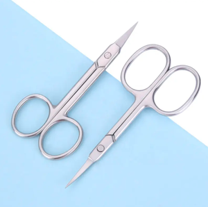 Kit DE ASEO multiusos con hoja curva profesional de alta calidad, tijeras para cutículas de uñas de piel muerta, tijeras de acero, tijeras de belleza - Product Image 1