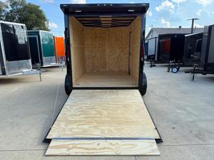 7x10 TA V-Nose Enclosed <b>Cargo</b> <b>Trailer</b> Black Dual Axle 1001-2000 kg Payload - Product Image 5