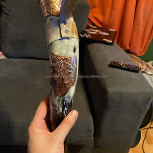 Corne à boire en agate viking polie écologique fabriquée à la main naturelle personnalisée de la meilleure qualité - Product Image 3