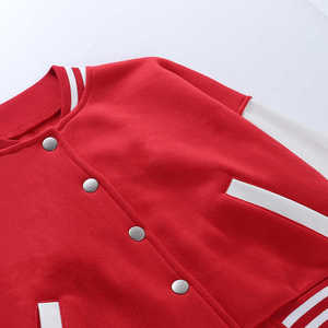 Chaquetas Varsity de Invierno, Ropa Urbana, Chaquetas Lisas sin Estampado para Hombre, Chaqueta Varsity Personalizada con Logotipo para Mujer - Product Image 3