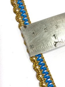 Gran oferta de China, adorno de encaje de hilo dorado y plateado para vestido, cinta de encaje, tela, decoración de ropa - Product Image 3