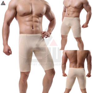 Shorts de compression pour hommes 100% coton séchage rapide taille élastique décontracté été Sport course à pied Gym - Product Image 6