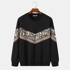 Sweat-shirt d'hiver à manches longues pour homme, en polyester/coton, de qualité supérieure, basique streetwear, couleur unie, décontracté, teinture unie, écologique - Product Image 1