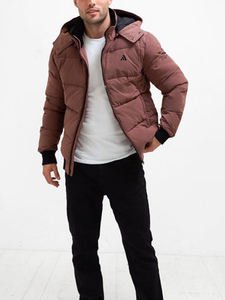 Wholesale Custom Men's Fashion Puffer Jacket 2026 <b>Winter</b> High Quality Padded <b>Hooded</b> Men Down <b>Winter</b> Jacket <b>Coats</b> - Product Image 2