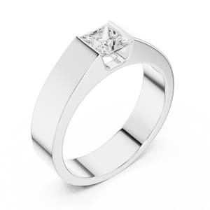 Anillo de Diamante Cultivado en Laboratorio con Corte Brillante Redondo, Chapado en Oro de 10K/14K, Joyería de Lujo para Compromiso y Boda para Mujer, Certificado IGI, Sintético - Product Image 5