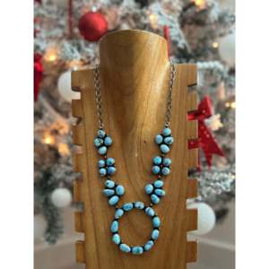 Travis J. Ensemble de colliers en turquoise et argent sterling Golden Hills Cultural Collectible - Product Image 1
