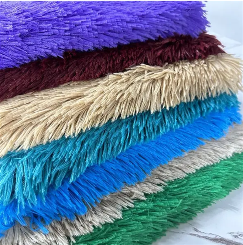 Wholesale 100 Polyester Long Pile White Faux Fur Fabric Pv Fake Faux ...