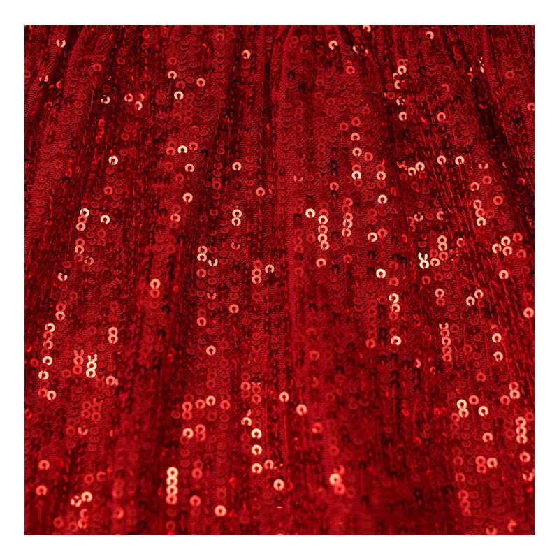 Bán buôn 3 mét Polyester Spandex sọc sequin vải telas de lentejuelas de encaje con purpurina bordada sequin vải