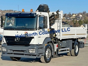 2008 Mercedes-Be nz AXOR 1828 Camion 4x2 Grue à benne basculante d'occasion avec d'excellentes performances - Product Image 3