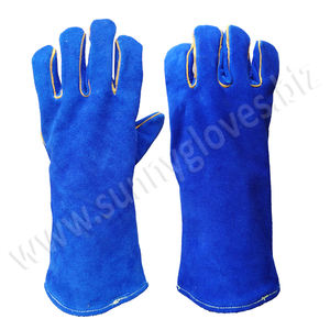 Gants de soudage en cuir industriel, résistants à la chaleur, gants de sécurité pour le soudage MIG TIG ARC - Product Image 5