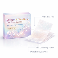 Film Dissoluble Oral au Collagène et Glutathion de Qualité Alimentaire - Patch Vitaminé Éclaircissant pour la Peau OEM pour l'Exportation - Vente Chaude