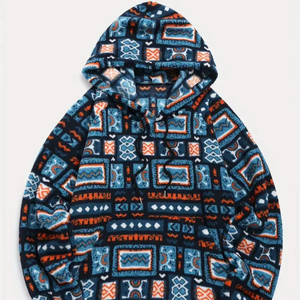 Ropa de invierno para mujer de calidad superior, nuevo diseño de estilo, jersey de lana, sudaderas con capucha, cuello con capucha, técnicas teñidas lisas - Product Image 1