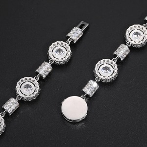 Hermoso collar y pulsera de cadena de eslabones de mezcla de diamante de moissanita, joyería personalizada, joyería de Hip Hop, el mejor regalo para hombres - Product Image 3