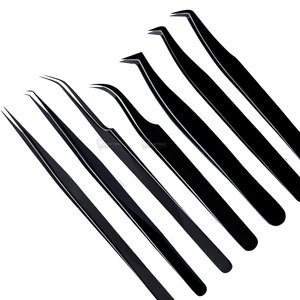 ชุดแหนบสแตนเลสแบบมืออาชีพ 7 ชิ้น ใช้ซ้ำได้ ทนความร้อนสูง ด้ามจับสีชมพู ปลายสีทอง รูปหัวใจ - Product Image 5