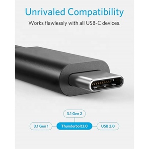 USB C Gen1 <span class=keywords><strong>5GB</strong></span> Cable de función completa Carga PD rápida y transferencia de datos para dispositivos MacBook Pro IOS Compatible con auriculares - Product Image 5