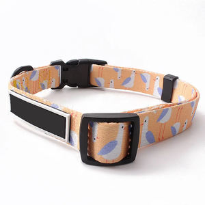 Collar de perro con logotipo personalizado de la mejor calidad, accesorio duradero de nailon para mascotas con estampado de poliéster de goma, collares de perro personalizados al por mayor - Product Image 3
