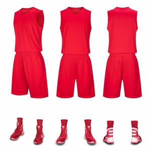 Nuevo conjunto de uniforme de baloncesto de color puro, chaleco de entrenamiento para hombre, ropa de competición para equipos de adultos y niños, imprimible - Product Image 4