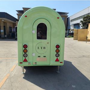 Mobile Kitchen <b>Trailer</b> Vehicle Restaurant on <b>Wheels</b> Food Truck Pizza Usat Vend Popsicle Food Vending Trucks Mini Bubble Tea. - Product Image 4