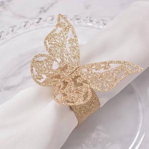 Rond de serviette en acier inoxydable multicolore pour la maison, la table à manger, le mariage, l'occasion spéciale, la décoration de la table, la taille personnalisée et moderne - Product Image 5