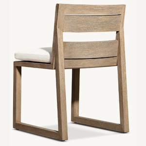 Single <b>chair</b> made of good quality teak wood with soft <b>cushions</b> for sitting and relaxing for <b>outdoor</b> use - Product Image 3