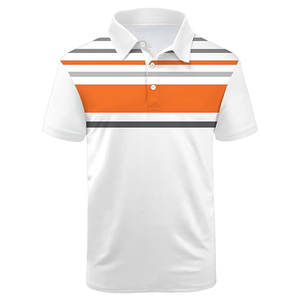 เสื้อโปโลกอล์ฟผู้ชาย ระบายความชื้น แห้งเร็ว น้ำหนักเบา แขนสั้น สำหรับเล่นกีฬา - Product Image 1