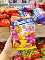 Fabrieksprijs Vietnam Alpenlieb Passievrucht Fruitige Gummy Candy Cube Vorm Multi-Colored Boosting Energy 2 Kauw Taaie 45 Bags X