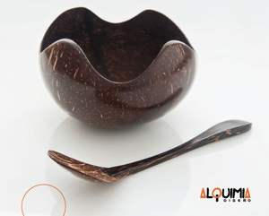 Bols en bois de coco durables de haute qualité, écologiques, pour fêtes, design moderne et luxueux, technique de polissage, finition personnalisée - Product Image 2