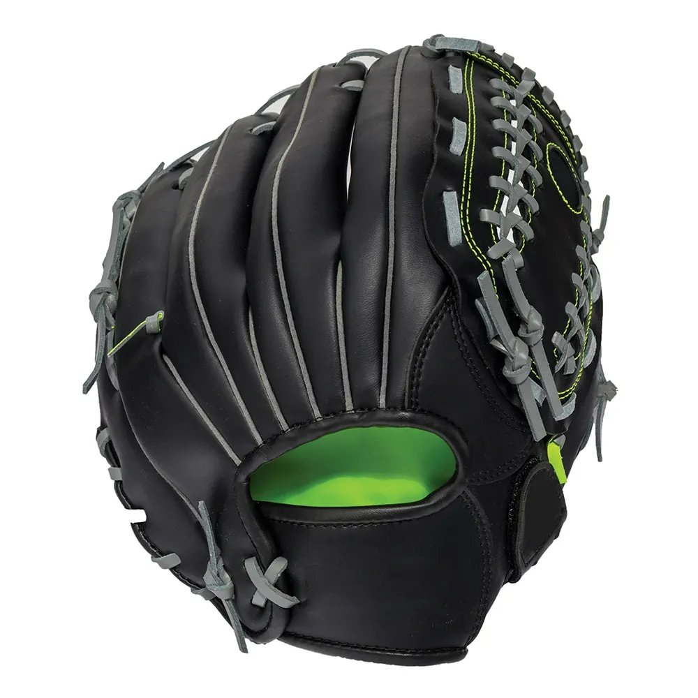 Fabricante personalizado de alta calidad de cuero de vaca guantes de béisbol profesional béisbol/softbol variedad de guantes KIP Material
