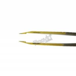 Pinzas para cejas con punta inclinada y logotipo personalizado 2025, Punta puntiaguda única con punta redonda para dar forma precisa a las cejas - Product Image 5