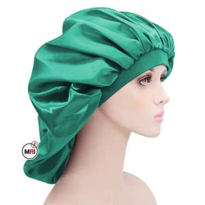 Bonnet à cheveux en satin vente en gros impression par sublimation Pantone couleur unie motif de style logo personnalisé occidental pièces poids - Product Image 6
