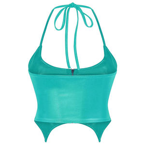 2024 New High Quality Women's Crop <b>Top</b> Hollow Backless Camisole Fashionable Summer Vest for Club Parties Sweet Short Tank <b>Tops</b> - Product Image 2