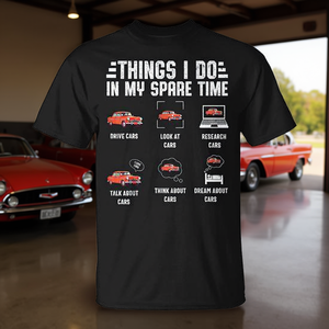 T-shirt humoristique pour les passionnés de voitures classiques, pour les amateurs de voitures et les cadeaux pour les gars qui aiment les voitures - Product Image 3