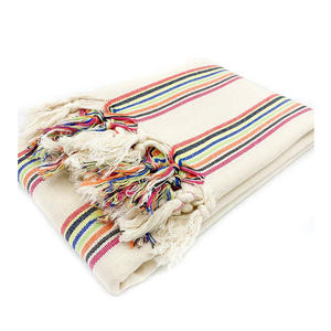 Toalla de baño turca de algodón de alta calidad 90x180cm 400gr Rainbow Peshtemal Hammam absorbente para el verano - Product Image 2