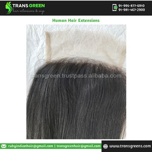 ผมต่อแบบมีลูกไม้หนา22นิ้วแบบตรง5x5 HD ทำจาก100% ธรรมชาติ - Product Image 5