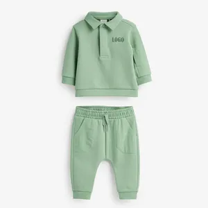 Hochwertiges Jersey Babyhemd und Jogger 2-teiliges Set Jungen Trainingsanzüge / 2024 Kinder hochwertiges Jungen Jersey Baby Jogginganzug